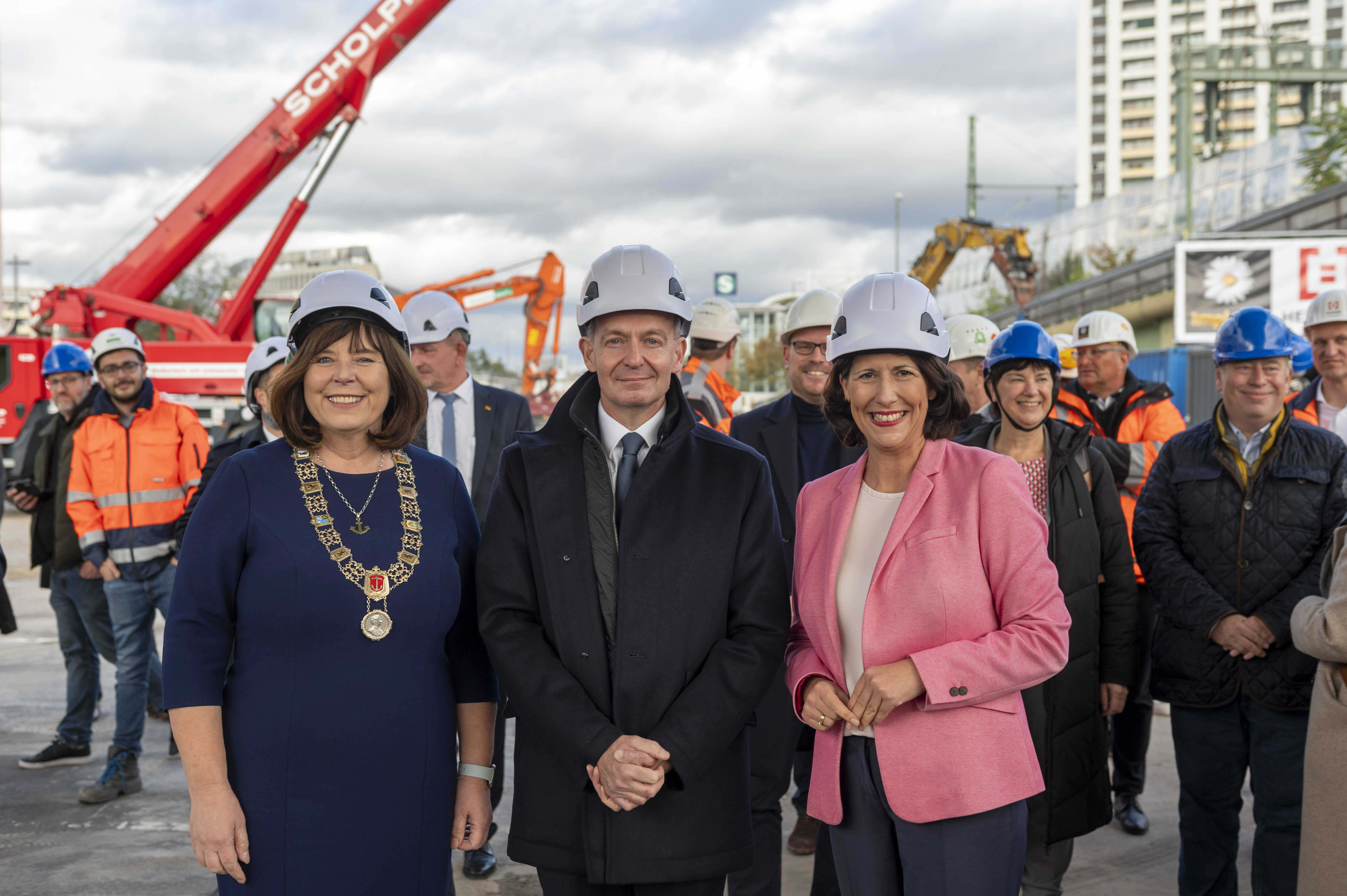 Grundsteinlegung Hochstraße Süd 1, 31. Oktober 2023