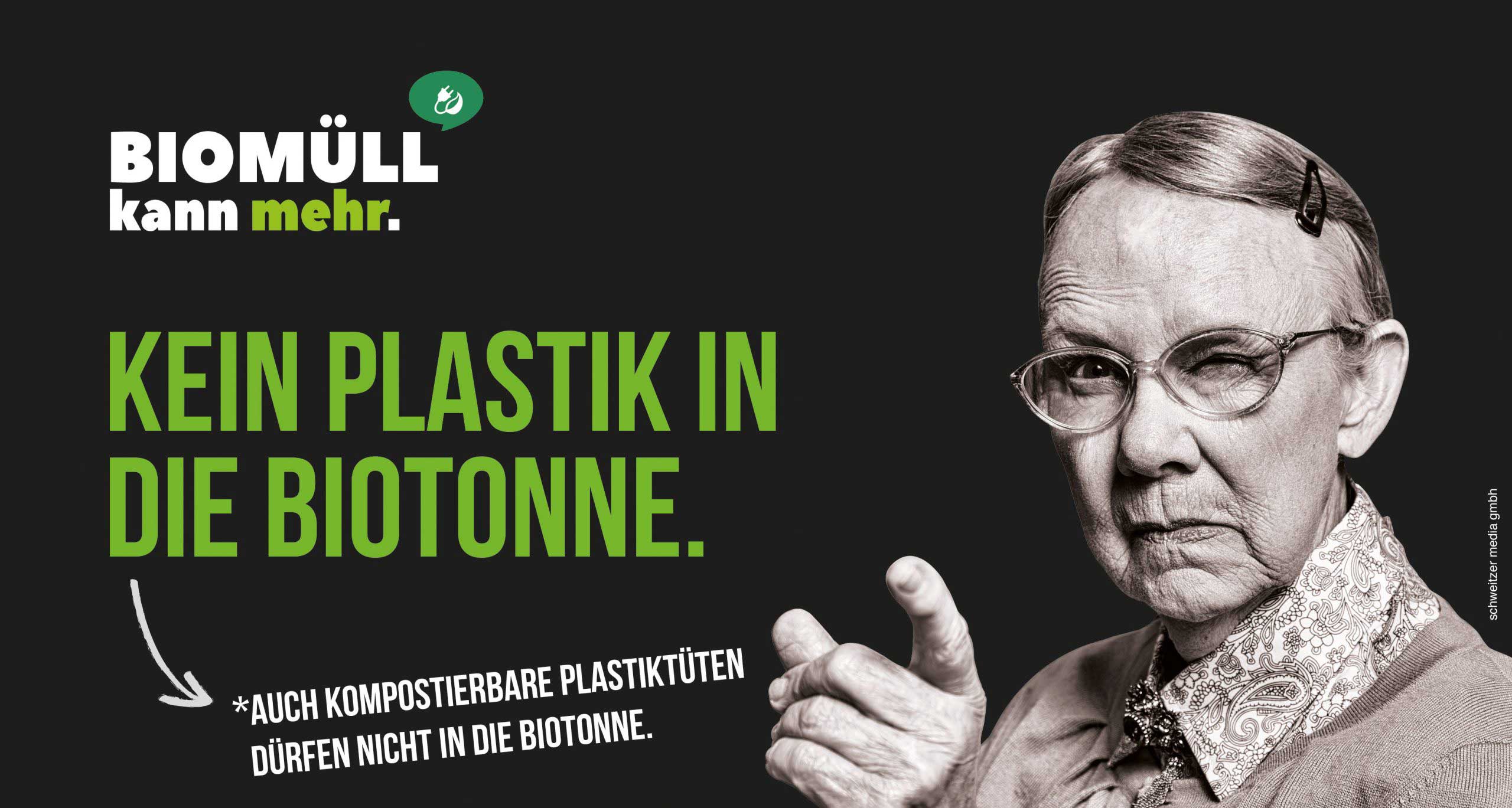 Headerbild "Kein Plastik in die Biotonne"