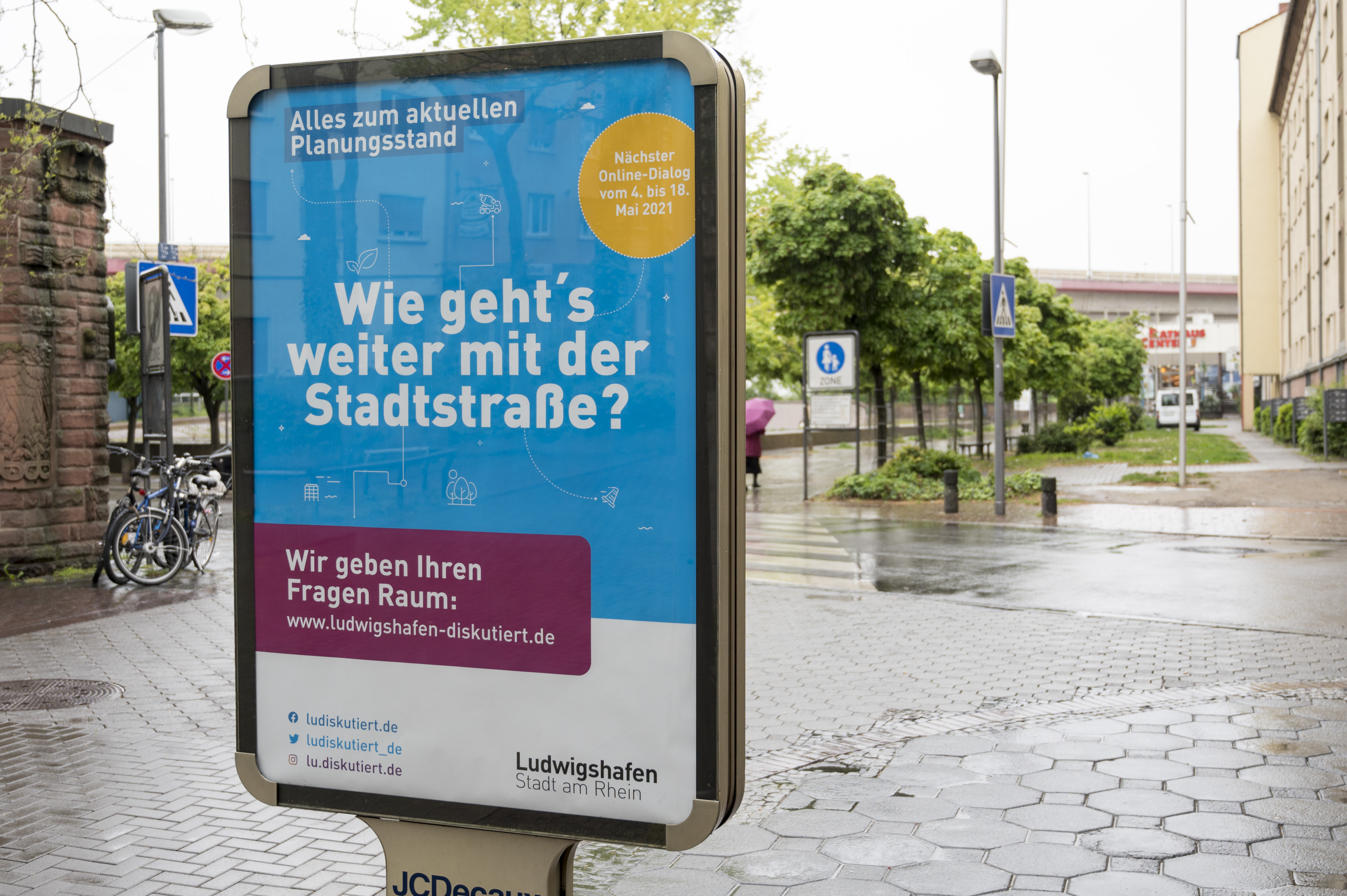 Plakat zum Bürgerdialog Mai 2021