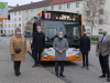 Bild zeigt Bus der neuen Buslinie 83, die den Mannheimer und Ludwigshafener Norden verbindet.